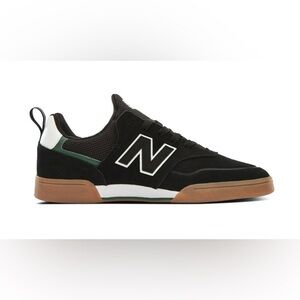 New Balance Black and Blue Sneakers with Gum Sole